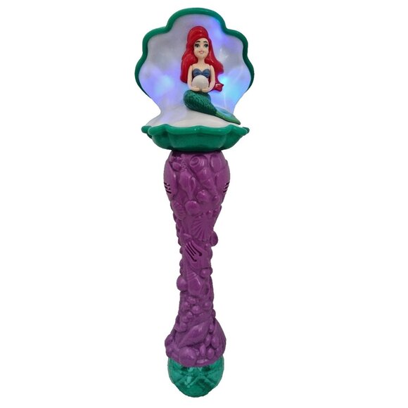 Vintage Disney Little Mermaid Bubble Blower Wand  Light Up Musical Ariel 1988 - Picture 1 of 9